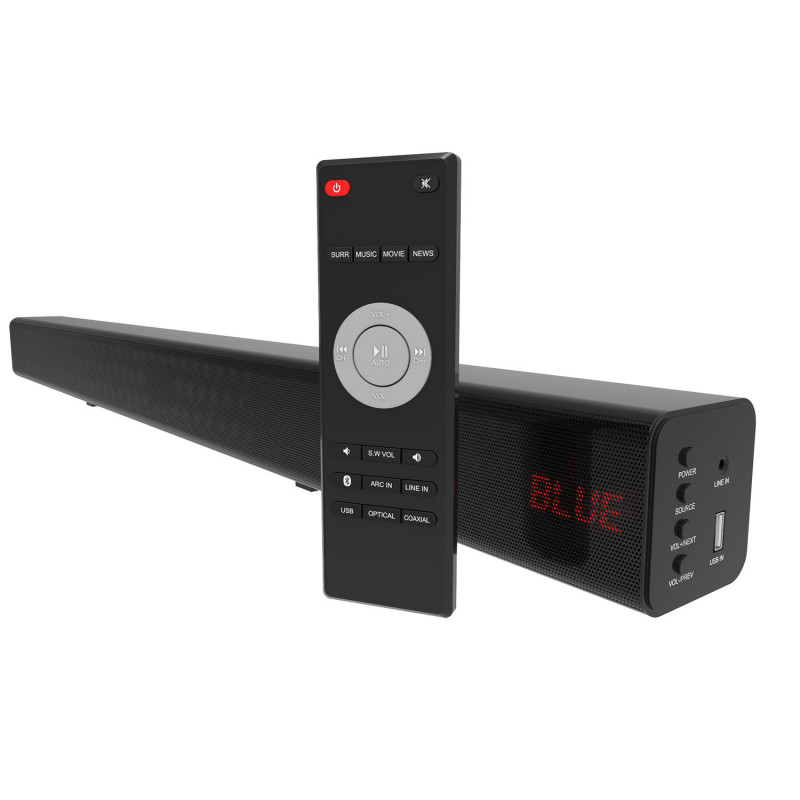 Soundbar and remote control